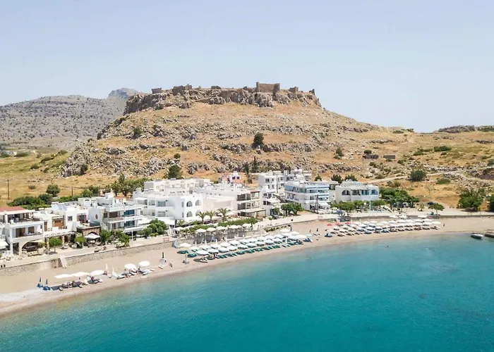 Villa Ossiano Pool Villas,heating Pool, 2 Min Drive To & 10 Min To Lindos Charaki