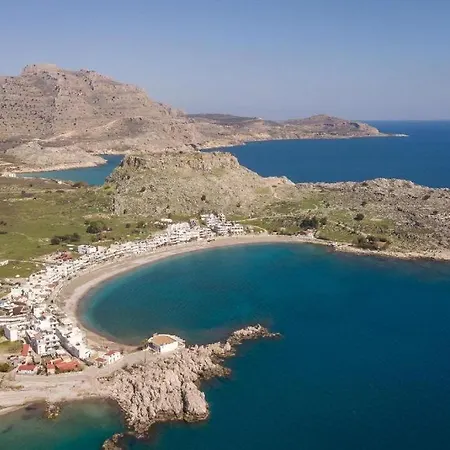 Villa Ossiano Pool Villas,heating Pool, 2 Min Drive To & 10 Min To Lindos Haráki