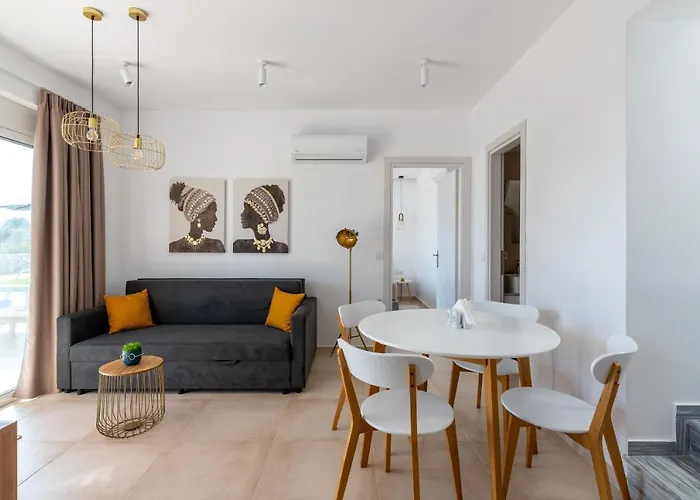 Villa Ossiano Pool Villas,heating Pool, 2 Min Drive To & 10 Min To Lindos