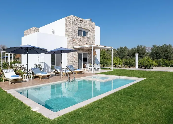 Ossiano Pool Villas,heating Pool, 2 Min Drive To & 10 Min To Lindos Villa Haraki